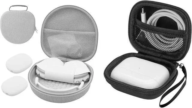 Main image of ProCase Case for AirPods Max 2020 Bundle with Storage Pouch for AirPods Earbuds