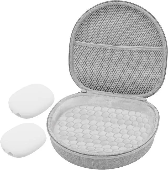 Alt view image 4 of 5 - ProCase Case for AirPods Max 2020 Bundle with Storage Pouch for AirPods Earbuds