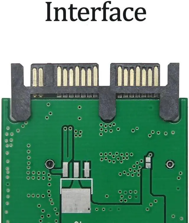 Alt view image 3 of 4 - FLEANE 256GB MS02 MicroSata SSD Compatible with HP 2740p 2730p 2540p IBM X300 X301 T400S T410S Replace MK1233GSG MK1633GSG MK2533GSG 1.8" HDD (256GB)