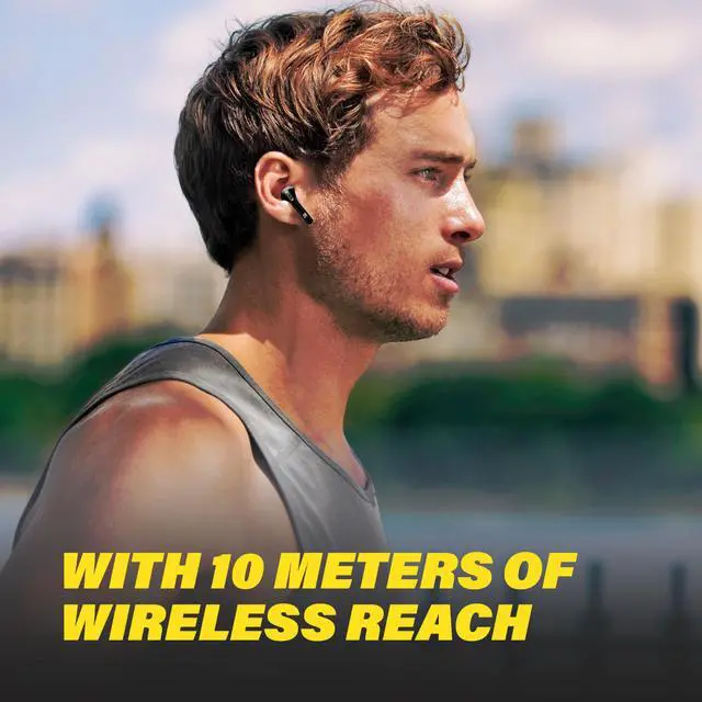 Alt view image 5 of 5 - KICKER TWS1 True Wireless Earbuds, Bluetooth Earbuds with Microphone, Wireless Earphones for Android and iOS, Fast-Charging Case for USB-C Earbuds with 20 Hours of Playtime
