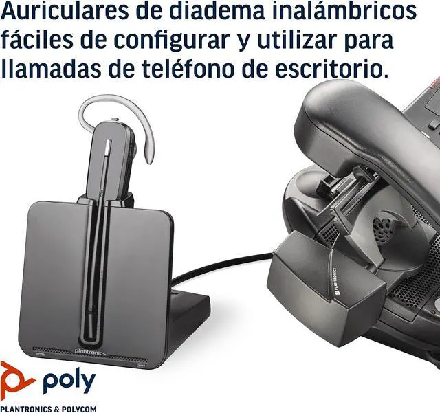 Alt view image 3 of 5 - PLANTRON CS540 Headset with Lifter BLK