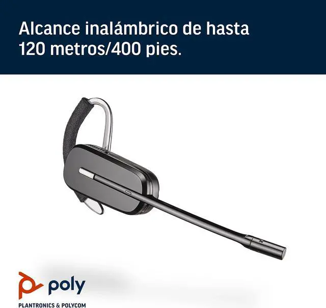 Alt view image 5 of 5 - PLANTRON CS540 Headset with Lifter BLK