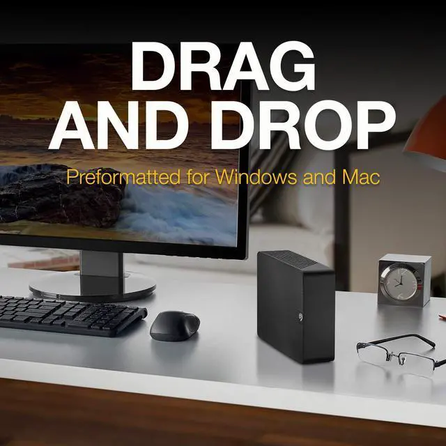 Alt view image 5 of 5 - Seagate Expansion Desktop, 16TB, External Hard Drive, USB 3.0 (STKP16000402)