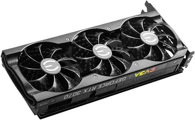Alt view image 4 of 5 - EVGA GeForce RTX 3070 XC3 Ultra Gaming, 08G-P5-3755-KL, 8GB GDDR6, iCX3 Cooling, ARGB LED, Metal Backplate, LHR