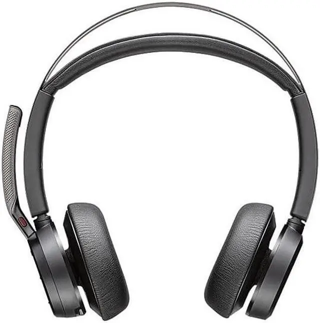 Main image of Poly - Voyager Focus 2 UC USB-C Headset (Plantronics) - Bluetooth Dual-Ear (Stereo) Headset with Boom Mic - USB-C PC/Mac Compatible - Active Noise Canceling - Works with Teams (Certified), Zoom & more