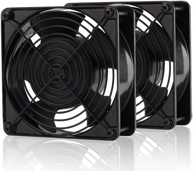 Main image of EZDIY-FAB 12cm 120mm 200CFM 4000RPM CPU Cooling Fan 12V DC 4-Pin Molex PC Computer High CFM Cooling Case Fan with Metal Finger Guard Grill