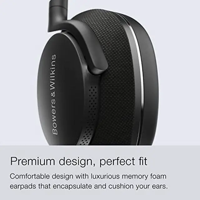 Alt view image 4 of 5 - Bowers & Wilkins Px7 S2 Over-Ear Headphones - Advanced Noise Cancellation, Technical Fabrics, 30-Hour Battery Life, 15-Min Quick Charging, Black
