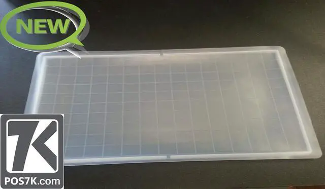 Alt view image 3 of 4 - SAM4S ER-920, ER-940, SPS-320, SPS-340 Overlay Flat Keyboard Wet Cover Silicone Keyboard
