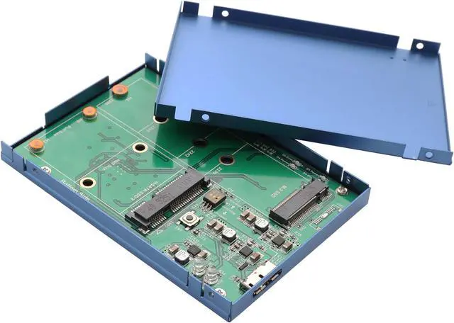 Main image of Syba SY-ADA50098 Micro USB 3.1 mSATA & M.2 Enclosure