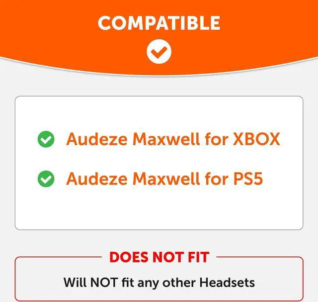 Alt view image 2 of 5 - WC Freeze Maxwell - Cooling Gel Replacement Earpads for Audeze Maxwell Headphones by Wicked Cushions - Elevate Comfort, Durability, Thickness & Sound Isolation for Epic Gaming Sessions | Black