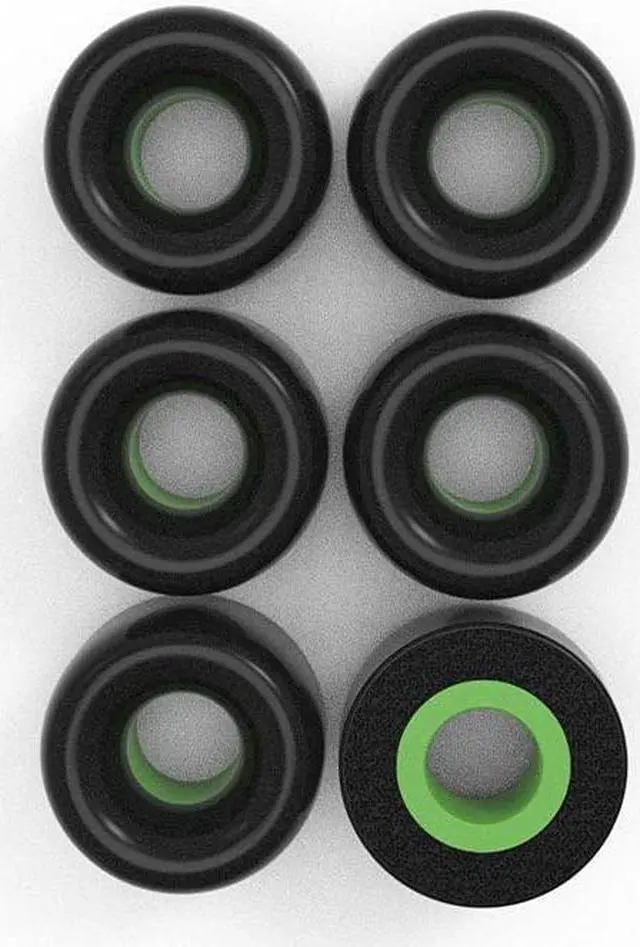 Alt view image 2 of 2 - Flare Audio - Memory Foam Earbud Tips, Audiophile Replacement Foam Tips for Ear Plugs, Compatible with Flares Jet Earphones and earHD, Small, 3 Pairs
