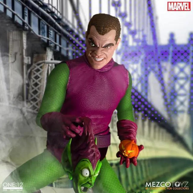 Alt view image 5 of 5 - Mezco Toys Marvel figurine 1/12 Green Goblin - Deluxe Edition 17 cm
