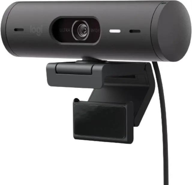 Main image of Logitech Brio 501 Full HD Webcam with Auto Light Correction,Show Mode, Dual Noise Reduction Mics, Privacy Cover, Works with Microsoft Teams, Google Meet, Zoom, USB-C Cable - Black