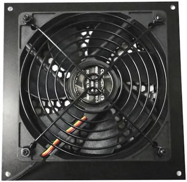 Alt view image 2 of 5 - Coolerguys PRO-Metal Cabcool1201-5M Lite Single 120mm Cooling Kit for Cabinet & Home Theaters