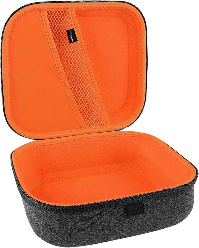 Alt view image 2 of 5 - Geekria Shield Headphones Case Compatible with Hyperx CloudXStingerCore, CloudIII, CloudII, CloudStingerCore Case, Replacement Hard Shell Travel Carrying Bag with Cable Storage (Dark Grey)