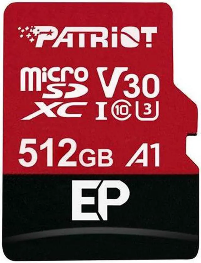 Main image of Patriot 512GB EP Series A1 / V30 Support microSD Card SDXC Android Smartphone and Tablet with 4K App Optimized, PEF512GEP31MCX