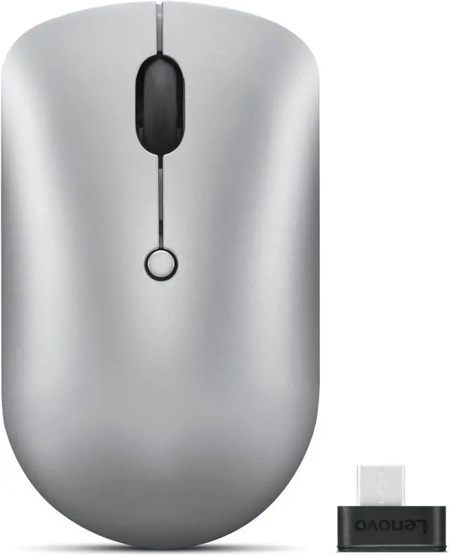 Main image of Lenovo 540 Wireless Computer Mouse for PC, Laptop, Computer with Windows or Chrome OS - 2.4 GHz USB-C Wireless Pairing Receiver - Compact Size - 18-Months Battery Life - Ambidextrous - Cloud Grey