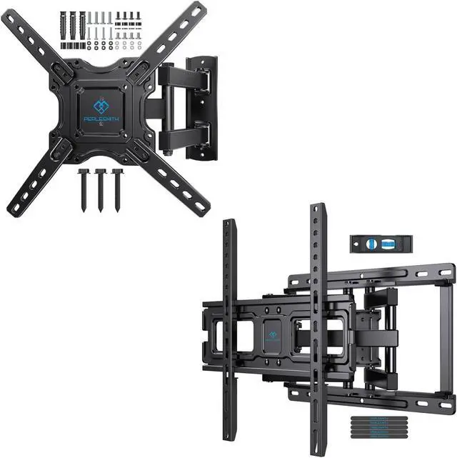 Main image of PERLESMITH UL Listed Full Motion TV Wall Mount for Most 26-60 inch Flat Curved OLED 4K TVs & PSMFK9 TV Wall Mount Full Motion for 32-65 Inch Flat Curved Screen TVs
