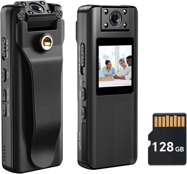 Main image of BOBLOV A22 128GB 1080P Body Worn Camera, Shooting Video for 10 Hours, with Loop Recording and Night Vision for Law Enforcement, Hiking and Outdoor Sports Records