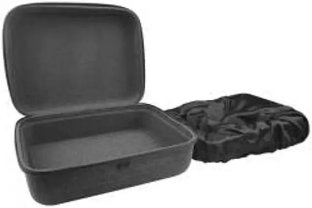 Alt view image 2 of 5 - Geekria Shield Case for Large-Sized Over-Ear Headphones, Replacement Protective Hard Shell Travel Carrying Bag with Cable Storage, Compatible with Sennheiser HD820 (Drak Grey)