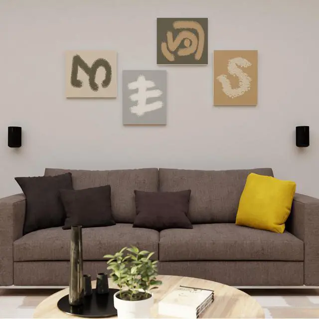Alt view image 4 of 5 - Sanus Fixed Speaker Wall Mount for Sonos Era 100(tm) (Single) (Black)