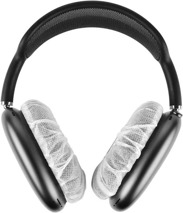 Alt view image 4 of 5 - Geekria 100 Pairs Disposable Headphones Ear Cover for Over-Ear Headset Earcup, Stretchable Sanitary Ear Pads Cover, Hygienic Ear Cushion Protector (M/White)