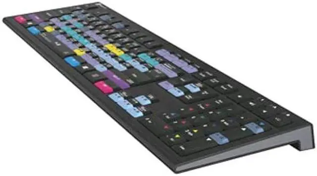 Alt view image 2 of 5 - Logickeyboard Backlit 'Astra2' designed for editing in Blackmagic's DaVinci Resolve on Windows PC * p/n LKB-RESB-A2PC-US
