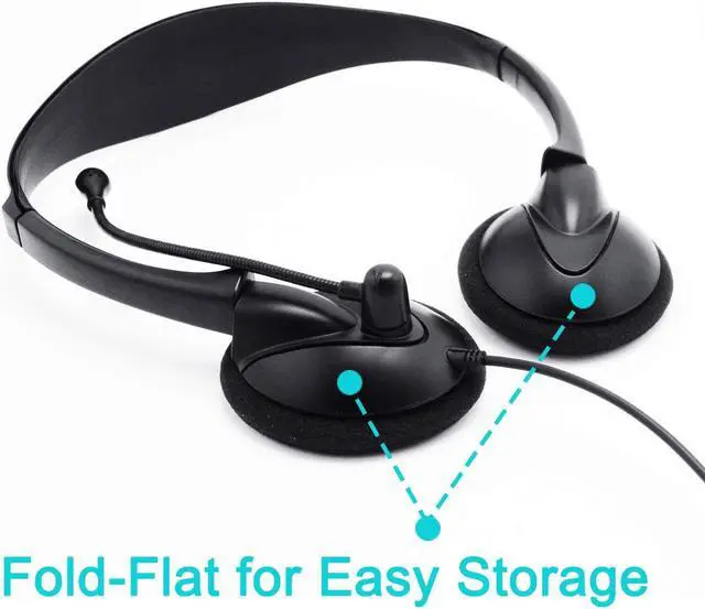 Alt view image 4 of 5 - ALTEAM USB Type C Wired Headset with Mic Inline Volume Control, HD Stereo Sound Binaural On-Ear for VoIP Softphone, Video Conference UC Applications, Windows, Mac OS/OS X, Music, Online Game