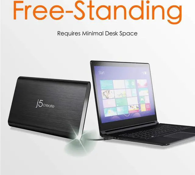 Alt view image 3 of 5 - j5create 3.5 Inch SATA to USB 3.0 External Hard Drive Enclosure