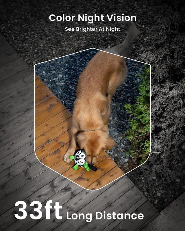 Alt view image 4 of 5 - ieGeek Solar Security Cameras Wireless Outdoor with Solar Panel, 2K WiFi Wireless Camera for Home Security with Color Night Vision, Motion Detection, 2-Way Talk for Home Surveillance, Works with Alexa