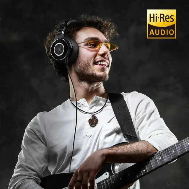 Alt view image 3 of 5 - OneOdio Monitor 60 Professional Studio Headphones - Recording Wired Over Ear Headphones, Hi-Res Audio, Soft Comfortable Earmuffs, 6.35mm Adapter for Tracking Mixing DJ Mastering Broadcast-Black