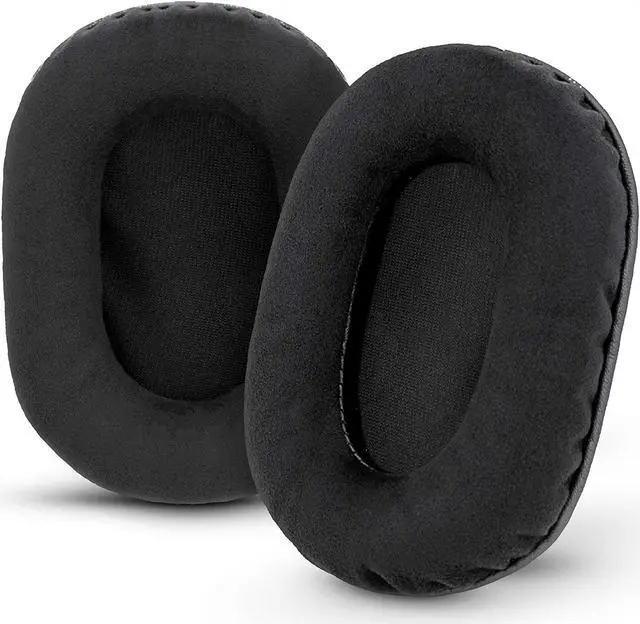 Main image of BRAINWAVZ Replacement Micro Suede Earpads for Sony MDR 7506, V6, CD900ST, Memory Foam Ear Pad & Suitable for Other On Ear Headphones, Micro Suede Black