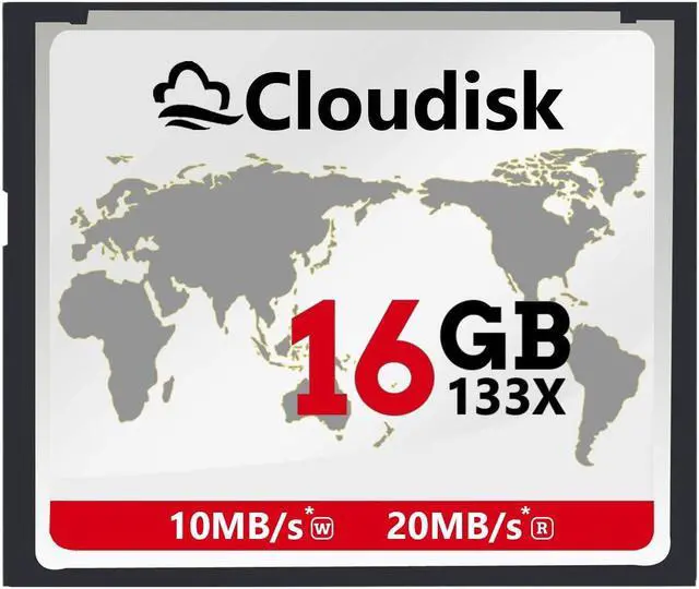 Alt view image 3 of 4 - Cloudisk Pack of 2 Compact Flash Card 16GB 133X CF 2.0 Card Performance for DSLR Camera,Vintage Digital Camera and Industry Equipment (16GB)