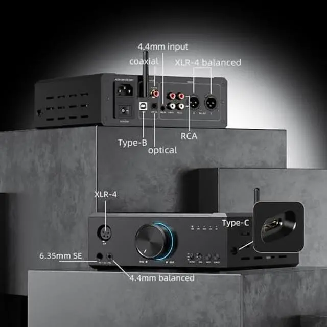 Alt view image 4 of 5 - FiiO K9 Desktop Headphone Amp/DAC - AKM Edition FiiO K9 Desktop Headphone Amp/DAC - AKM Edition