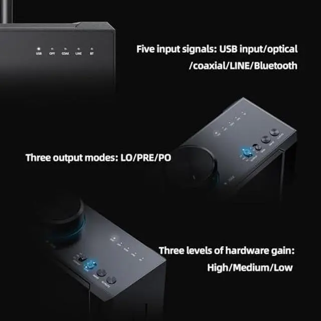 Alt view image 5 of 5 - FiiO K9 Desktop Headphone Amp/DAC - AKM Edition FiiO K9 Desktop Headphone Amp/DAC - AKM Edition