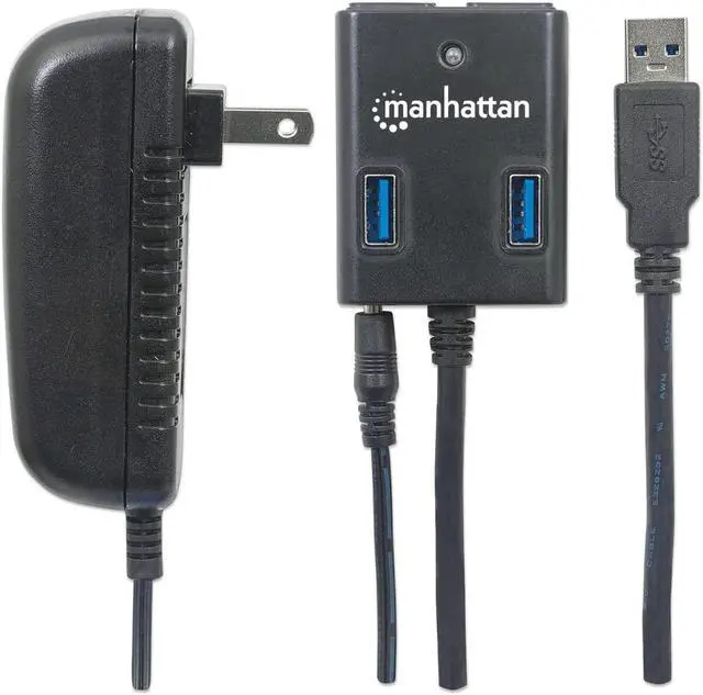 Main image of Manhattan SuperSpeed   USB 3.0 Hub (4 Ports) 162302