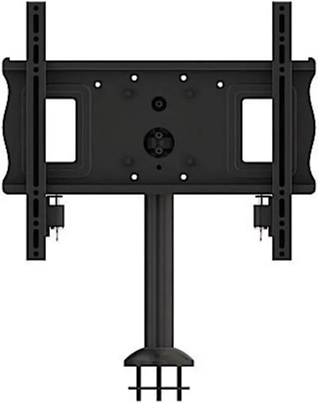 Alt view image 3 of 5 - Crimson DS50HL Bolt Down Security Table Stand, Black, 32" - 55" TV Size Range, 150lb (68kg) Weight Capacity, Max Mounting Pattern 454x400mm, 0-30 or 0-45 Degree Rotation Option