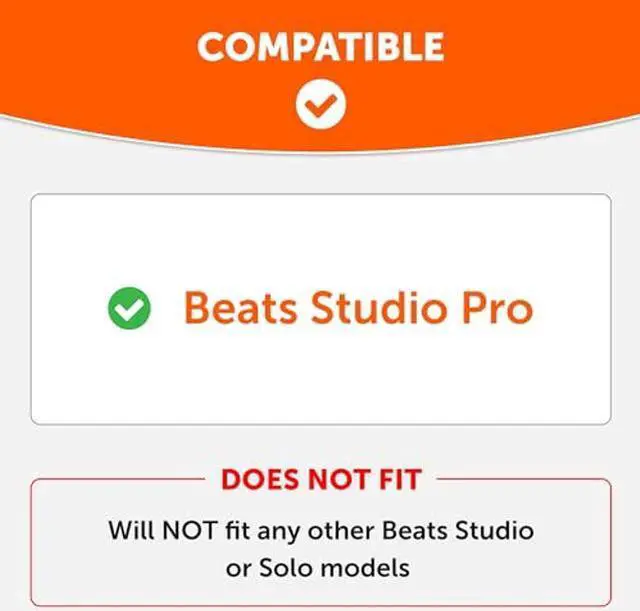 Alt view image 2 of 5 - WC SweatZ Studio Pro - Protective Silicone Earpad Covers for Beats Studio Pro Made by Wicked Cushions | Sweatproof & Easily Washable | Black