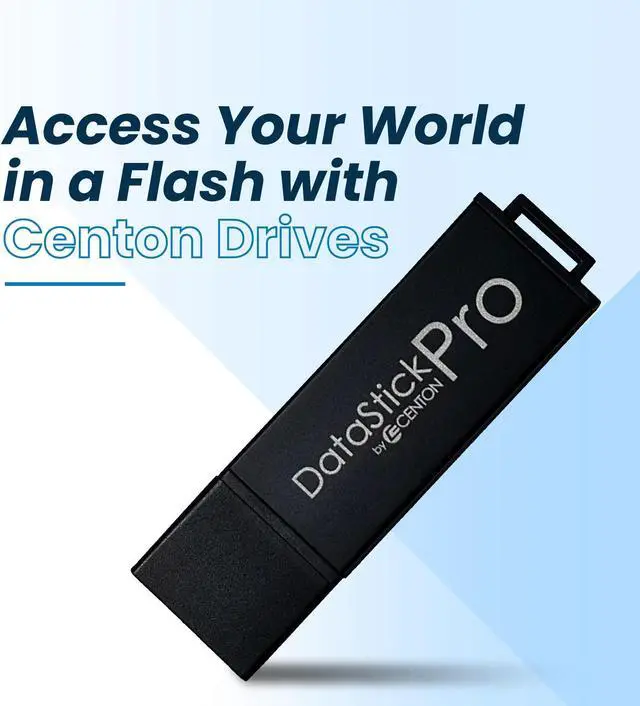 Alt view image 2 of 5 - Centon Electronics MP Valuepack USB 3.2 Gen1 DataStick Pro Flash Drive, 8 GB, 5 USB Flash Drives, 5 Pack, Black