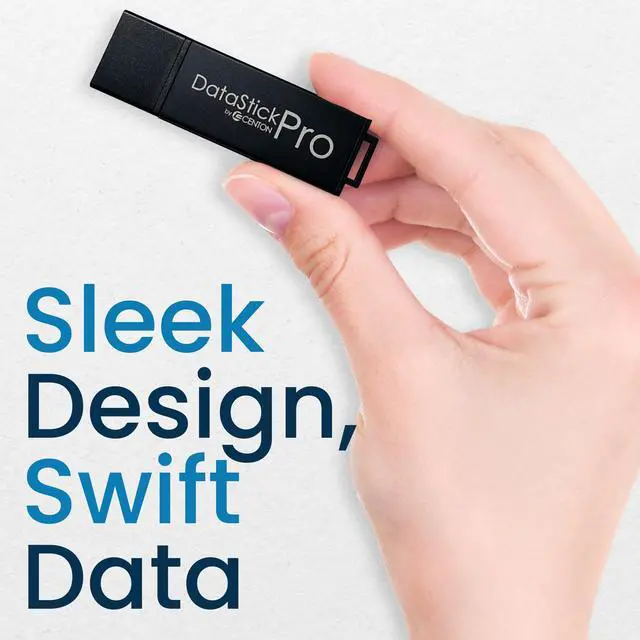 Alt view image 3 of 5 - Centon Electronics MP Valuepack USB 3.2 Gen1 DataStick Pro Flash Drive, 8 GB, 5 USB Flash Drives, 5 Pack, Black