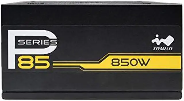 Alt view image 3 of 5 - IN WIN P85 (P Series) 850 Watt Fully Modular Power Supply 80+ Gold Certified, Black