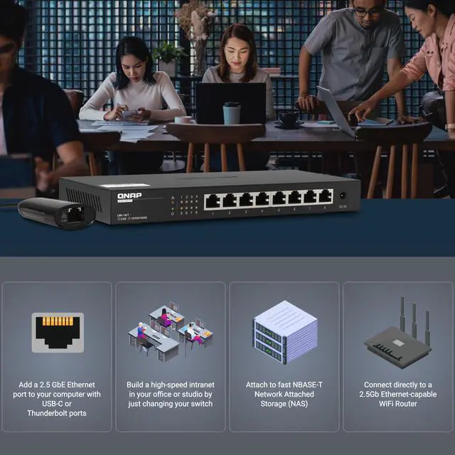 Alt view image 2 of 5 - Sonnet Solo2.5 USB-C to 2.5 Gigabit Ethernet Adapter