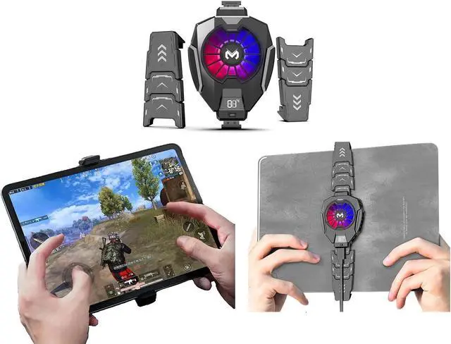 Main image of Tablet Cooler Semiconductor Fan Gaming and Live Stream Fast Cooling Pad Radiator Heatsink with LED Temperature Display for 5-8.4 inches iOS/Android Pad Samsung Tab Compatible with CoD Warzone Mobile