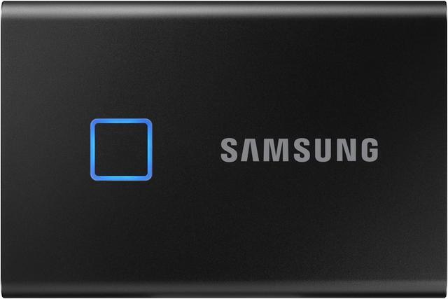 Main image of SAMSUNG T7 Touch Portable SSD 2TB ,up to 1050MB/s, USB 3.2 External Solid State Drive, Black (MU-PC2T0K/WW)