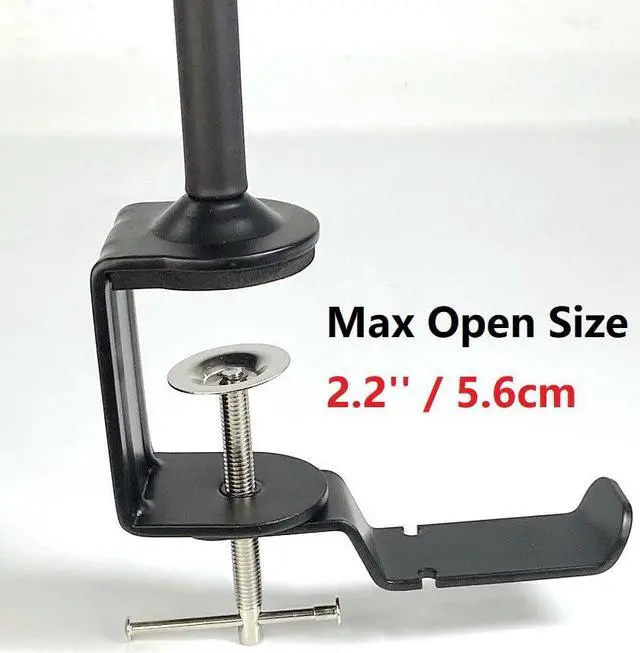 Alt view image 4 of 5 - Facecam Pro Webcam Stand, 24-Inch Clamp Mount Holder with Headphone Hook Compatible with Elgato Facecam, Facecam pro Webcams - 1/4''-20 Interface (max Load 0.5kg/1.1 lbs)