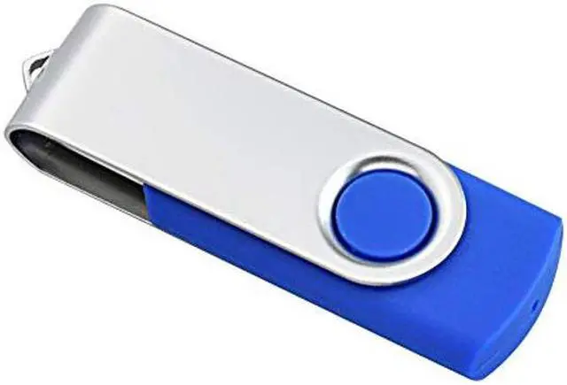 Alt view image 4 of 5 - Aiibe 8 GB Flash Drive 10 Pack USB Flash Drives 8G USB 2.0 Memory Stick Thumb Drive Data Storage Swivel Keychain Design Pen Zip Drives Wholesale/Lot/Bulk (10 Pack, 8GB, Blue)