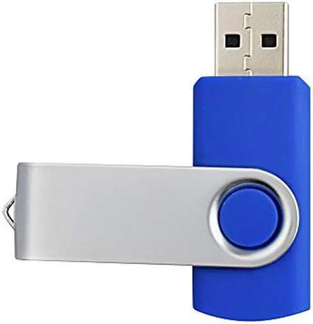 Alt view image 5 of 5 - Aiibe 8 GB Flash Drive 10 Pack USB Flash Drives 8G USB 2.0 Memory Stick Thumb Drive Data Storage Swivel Keychain Design Pen Zip Drives Wholesale/Lot/Bulk (10 Pack, 8GB, Blue)