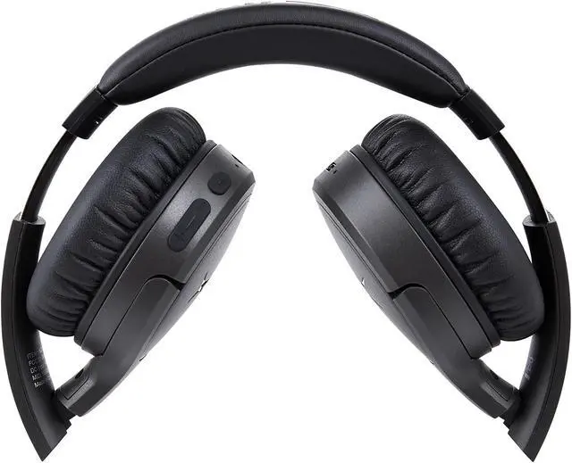 Alt view image 5 of 5 - Altec Lansing Nanophones ANC Bluetooth Wireless Active Noise Cancelling Headphones On Ear Headphones 12 Hour Battery Life, Foldable Earcups, Removeable Mic for Working and Learning from Home (Grey)