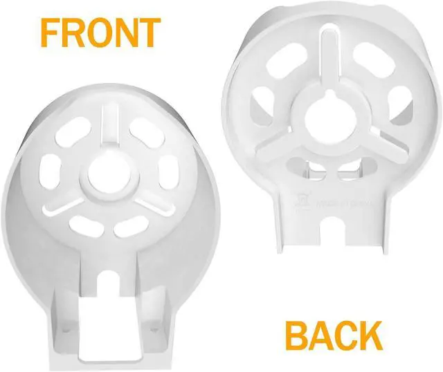 Alt view image 2 of 5 - Bangcheer Wall Mount for TP-Link Deco X68/XE75/AXE5300 Mesh Wi-Fi 6 System, Space-Saving Wall Hanging Bracket Holder for Wi-Fi Booster, Cable Organizer Without Messy, Easy Installation (2Pack)