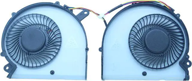 Alt view image 2 of 4 - BDWZNLA Replacement New Laptop CPU + GPU Cooling Fan for Gigabyte RP64 RP64W P64 P64W PR65 RP65W Aero14 Aero15 15X 15W 15P 15KB V8 X9 Y9 aero15 Classic sa Series BS5005HS-U2N BS5005HS-U2M DC5V Fan